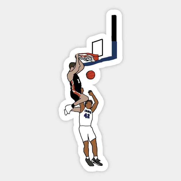 get dunked on Sticker by defalcophotography